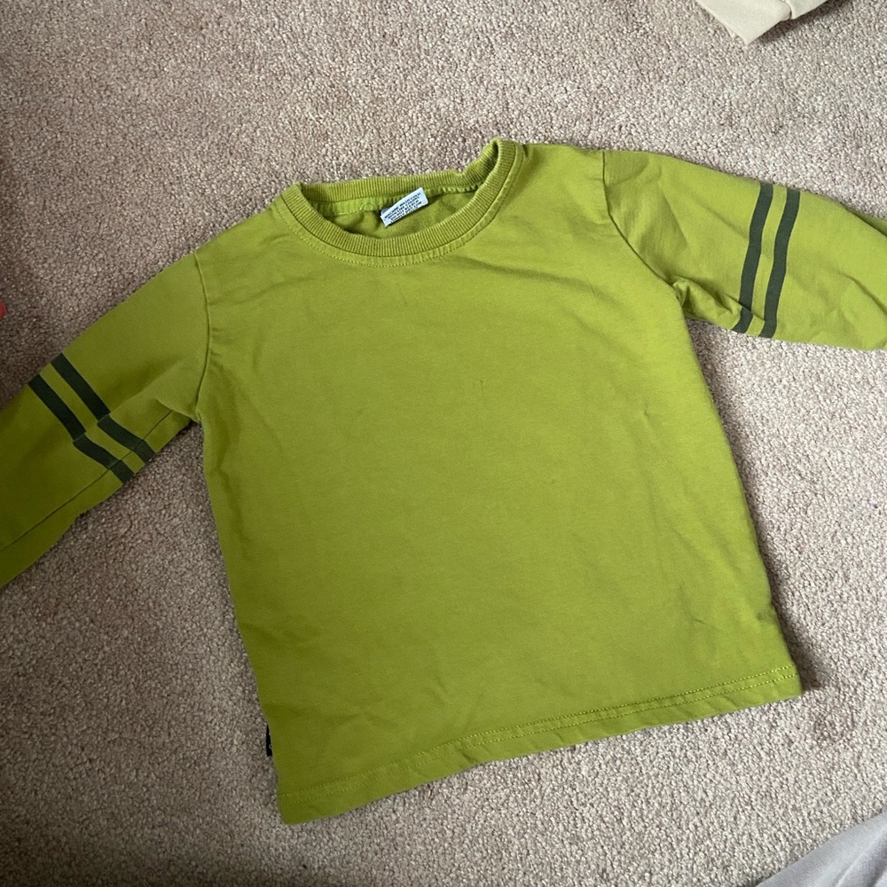 Olive & Scout Green Long Sleeve 3T Toddler Boy